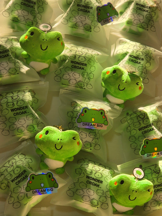 Wonder Croak Key Chain Plush Toy